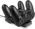 Base Dock Cargador Doble para Mandos Gamer P4, Slim y Pro – Soporte Organizador con Protección de Sobrecarga