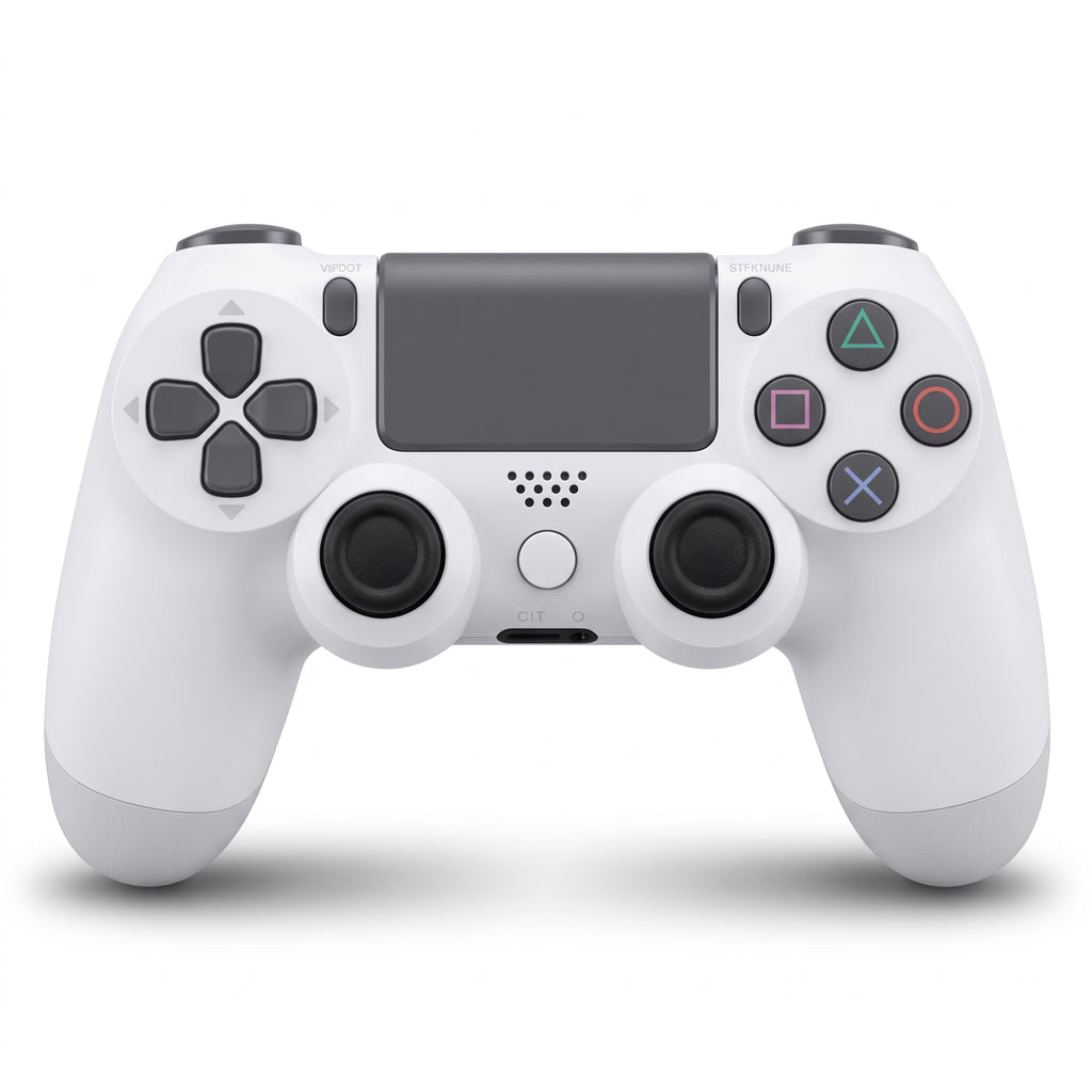 Control Gamer Inalámbrico Recargable Bluetooth con Doble Vibración – Compatible con P4 / Slim / Pro y PC