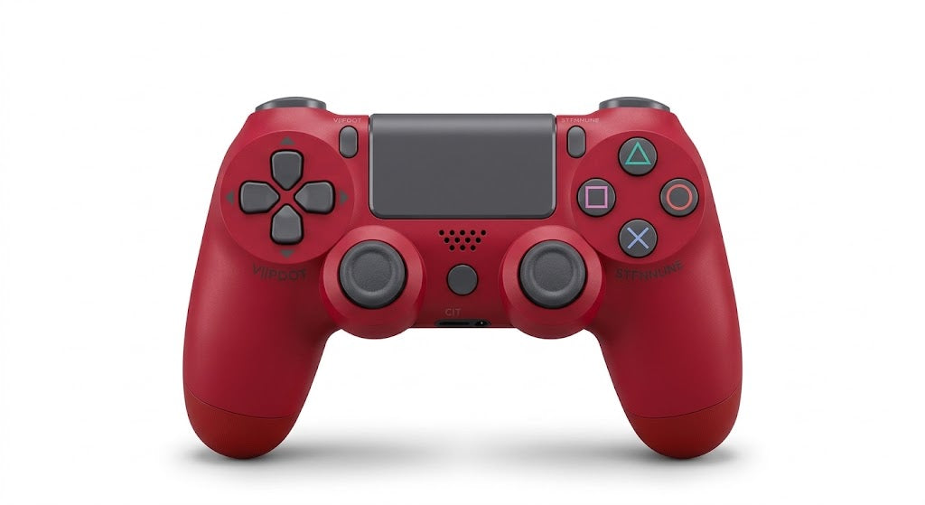 Control Gamer Inalámbrico Recargable Bluetooth con Doble Vibración – Compatible con P4 / Slim / Pro y PC